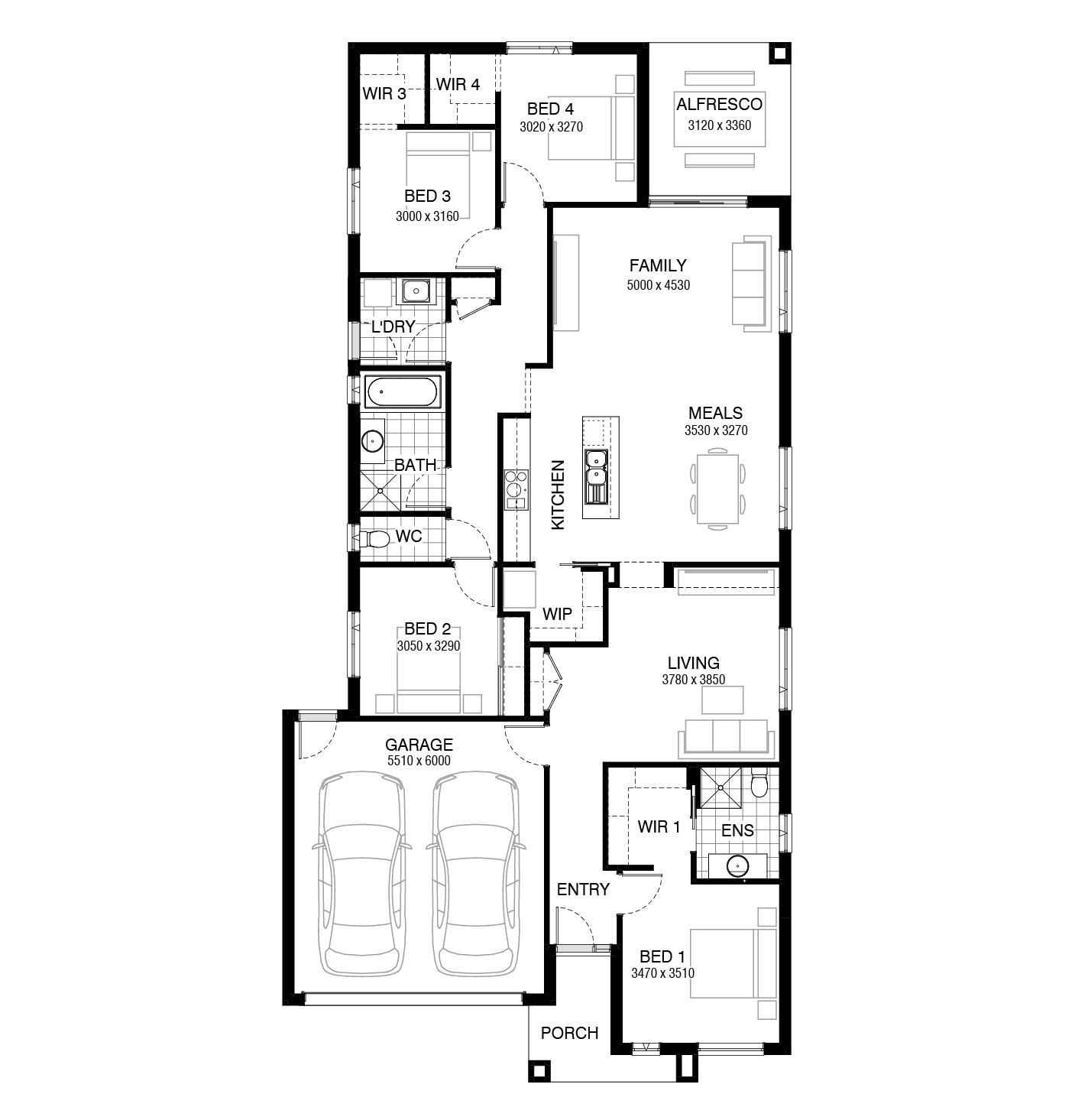Stockland Harpley - Werribee - Lot 8450 Floorplan