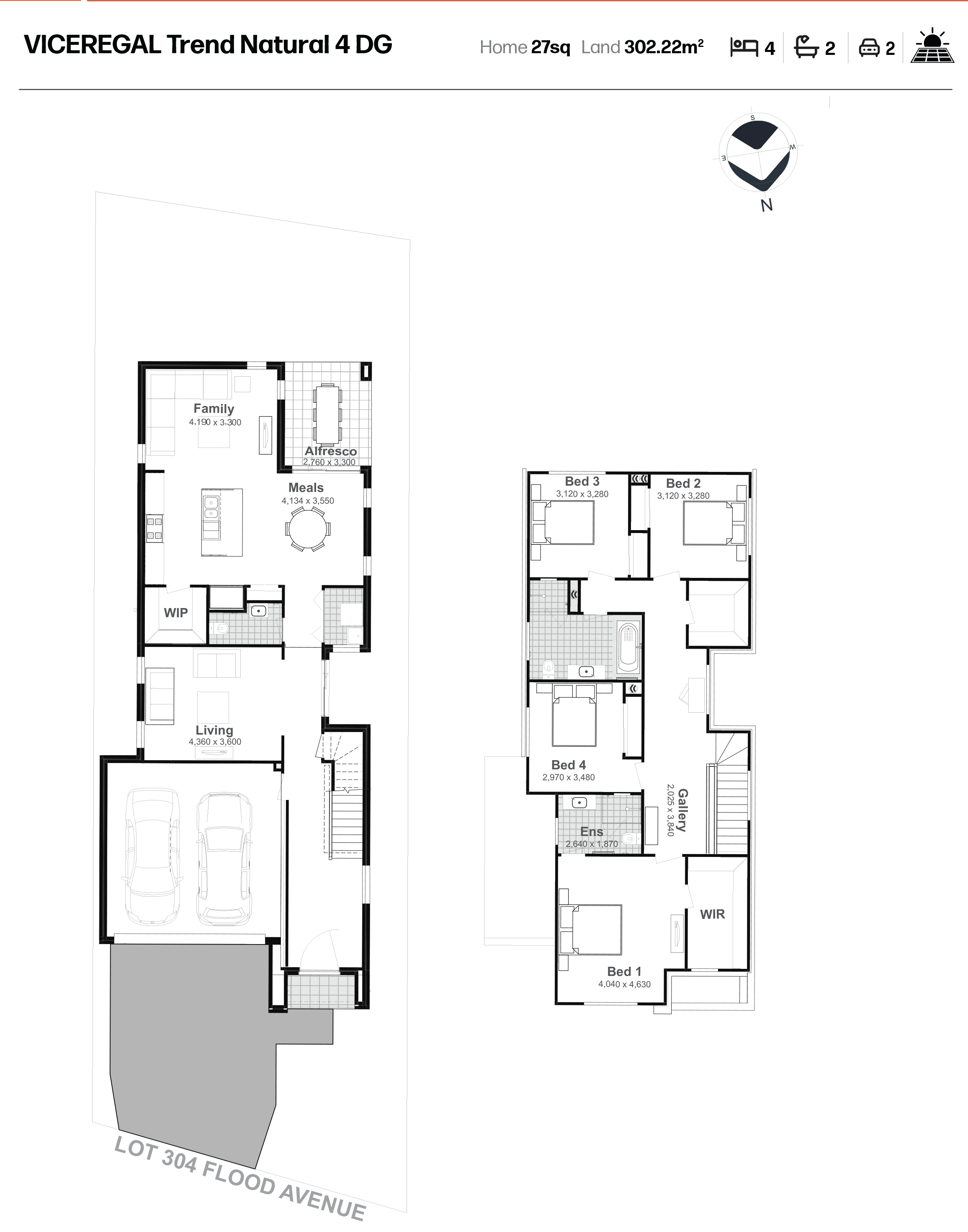 The Groves Estate - Austral - Lot 304 Floorplan