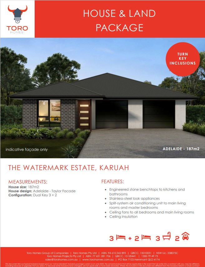 The Watermark Estate - Karuah - Lot 9 Floorplan