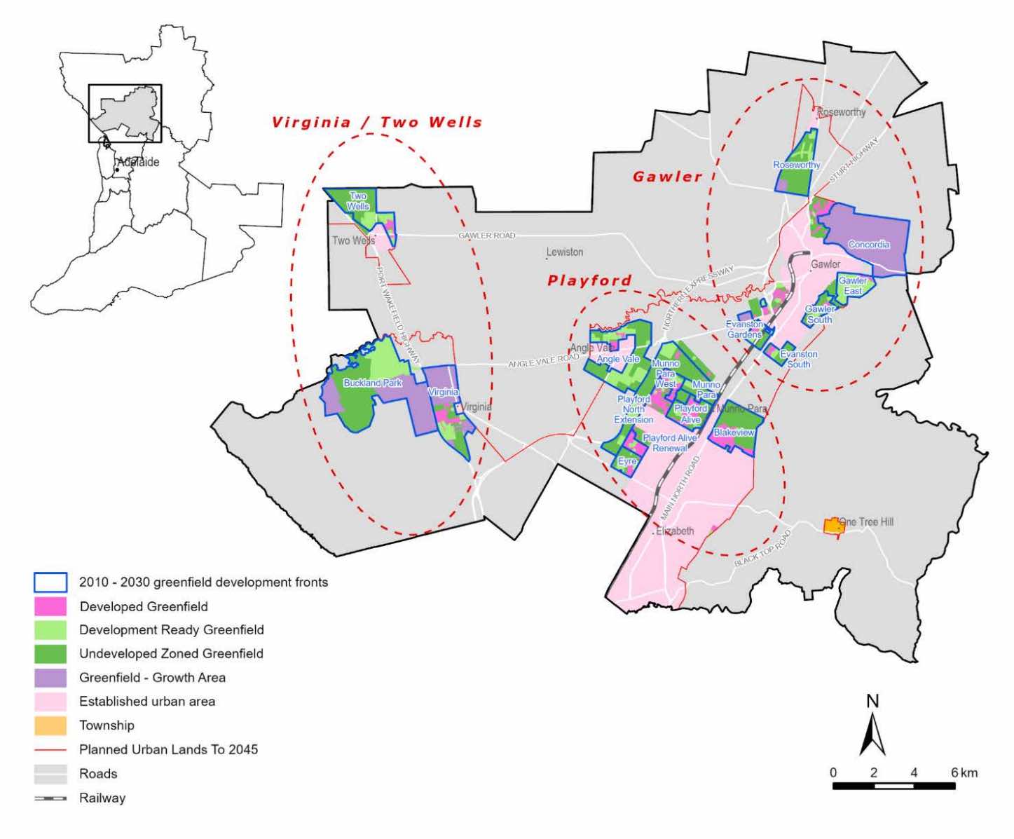 Adelaide Outer North Growth Areas