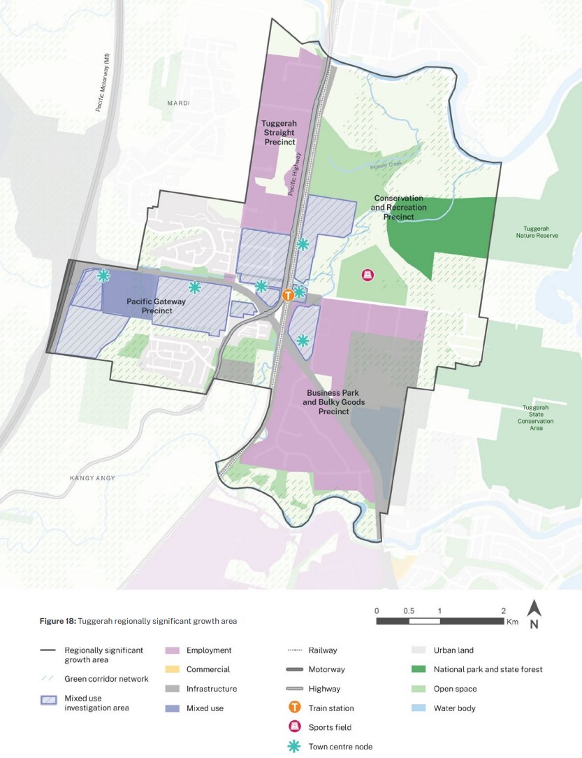 Central Coast - Regional Plan -Growth Area - Tuggerah