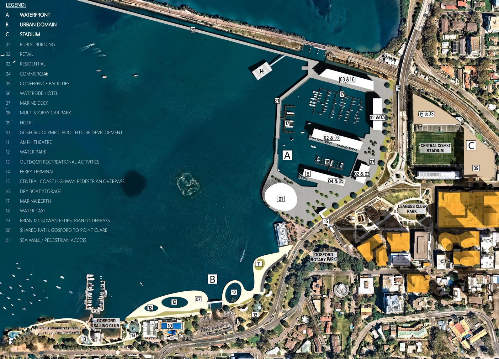 Gosford - Central Coast, NSW – Waterfront and City Masterplan 1