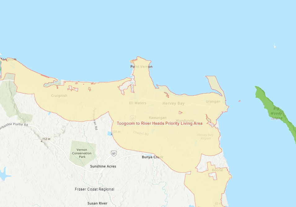 Hervey Bay, QLD – Priority Living Areas - Draft Wide Bay Wide Bay Burnett Regional Plan